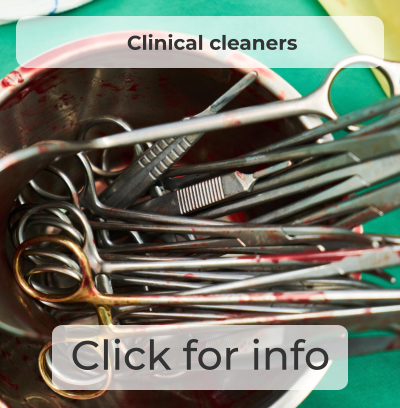 Clinical cleaners Click for info